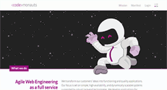 Desktop Screenshot of codemonauts.com