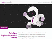 Tablet Screenshot of codemonauts.com
